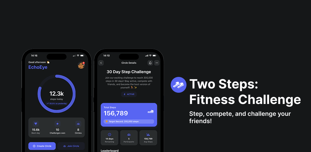 Two Steps: Health Fitness Challenge